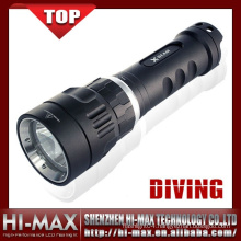 Magnetic 100m Waterproof LED Diving Flashlight